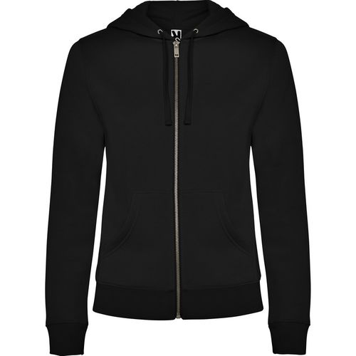 Sudadera de mujer con capucha Mod. VELETA  (02) Negro Talla S