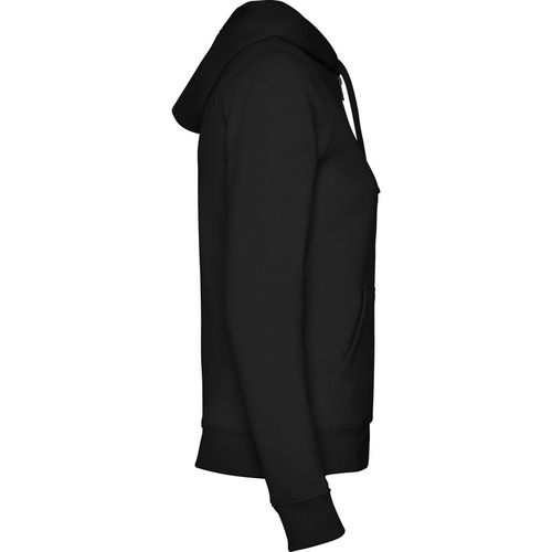 Sudadera de mujer con capucha Mod. VELETA  (02) Negro Talla S