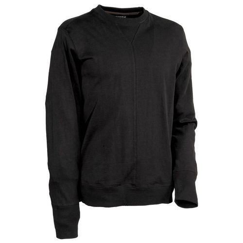 Sudadera de cuello redondo 100% algodón 400GRS Negro Talla XS