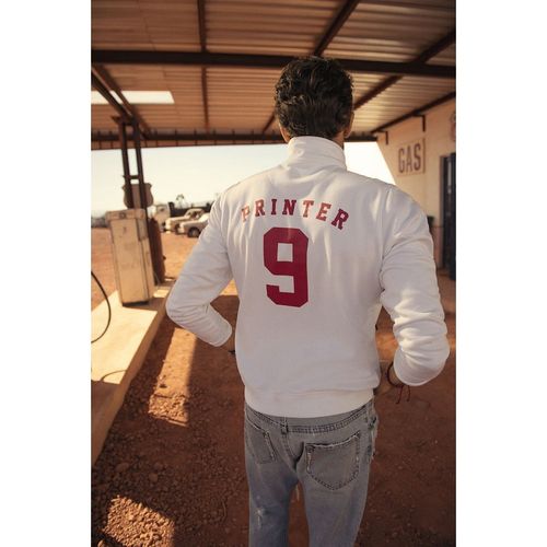 Sudadera con cremallera Mod. JAVELIN RSX Blanco (100) Talla 5XL