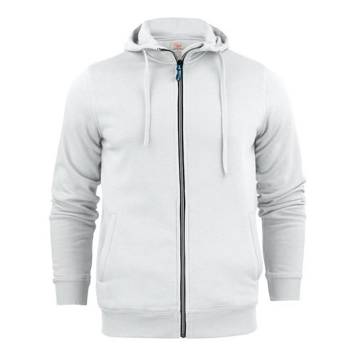 Sudadera con cremallera Mod. OVERHEAD (100) Blanco Talla XS