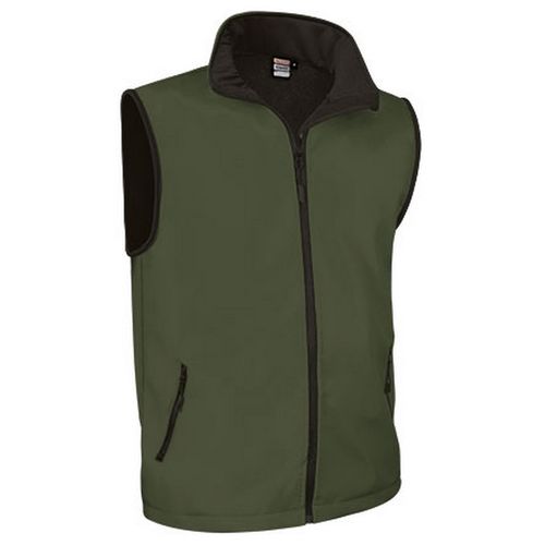 Chaleco Softshell  Mod. TUNDRA Caqui Talla S