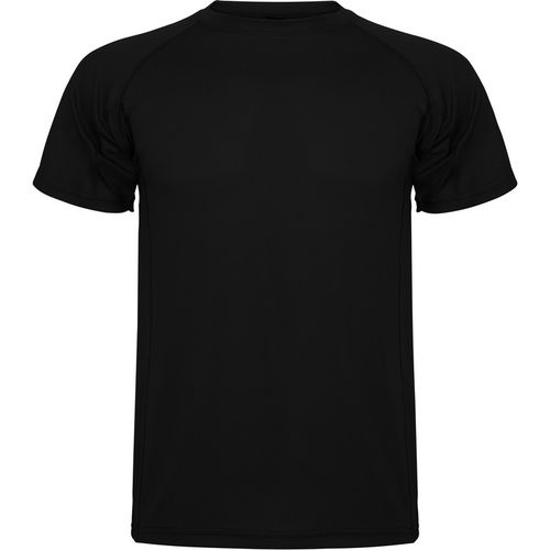 Camiseta técnica Mod. MONTECARLO KIDS (02) Negro Talla 4
