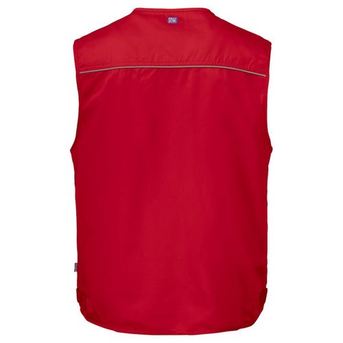 Chaleco Mod. FISHERMAN VEST Rojo (35) Talla XS