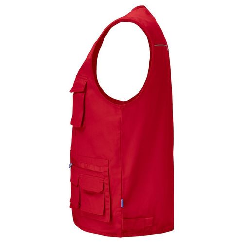 Chaleco Mod. FISHERMAN VEST Rojo (35) Talla XS