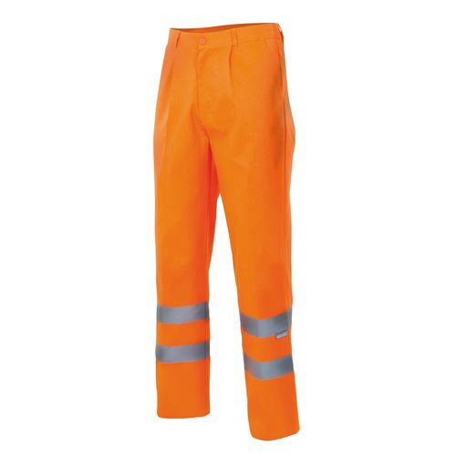 160. Pantaln alta visibilidad Naranja Fluor (19) Talla S