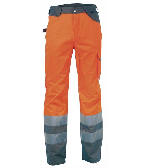 Pantaln de trabajo de alta visibilidad Mod. LIGHT Naranja Fluor Talla 38