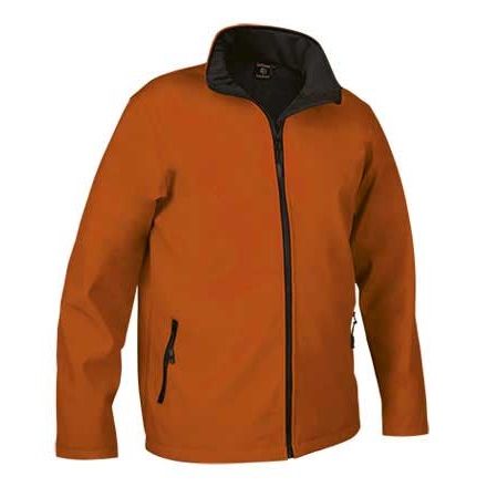 Chaqueta infantil Soft-Shell con cremallera. Naranja Talla 3