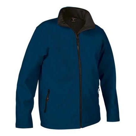 Chaqueta infantil Soft-Shell con cremallera. Azul Marino Talla 3