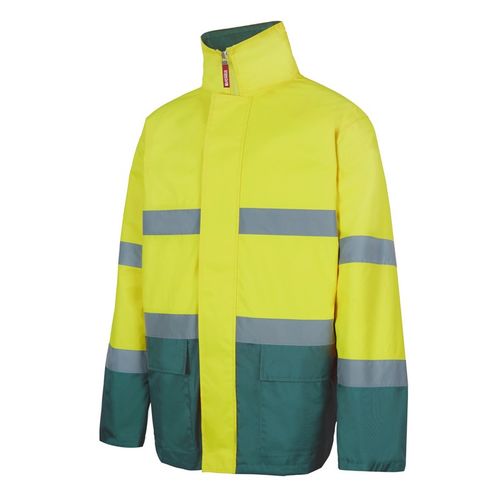 Parka de alta visibilidad Mod. 306002 Verde / Amarillo Flúor (120) Talla XXL