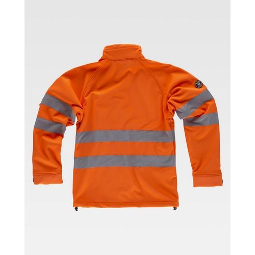 Softshell de alta visibilidad Clase 2 Naranja Fluor Talla XS