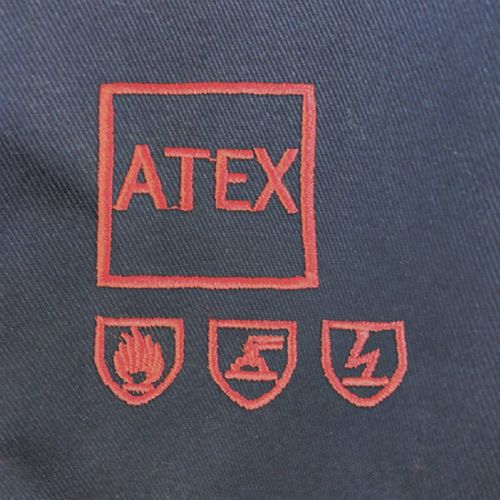Pantalón Mod. FLAMESTOP ignífugo y antiestático (ATEX) Azul Marino Talla 52