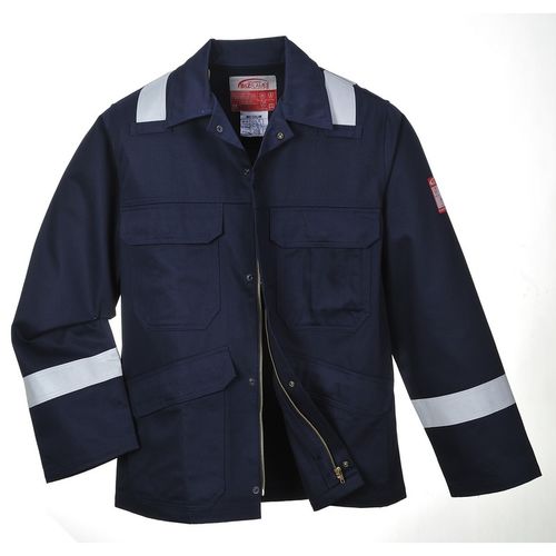 Chaqueta ATEX Mod. BIZFLAME PLUS de 350 grs Azul Marino Talla S