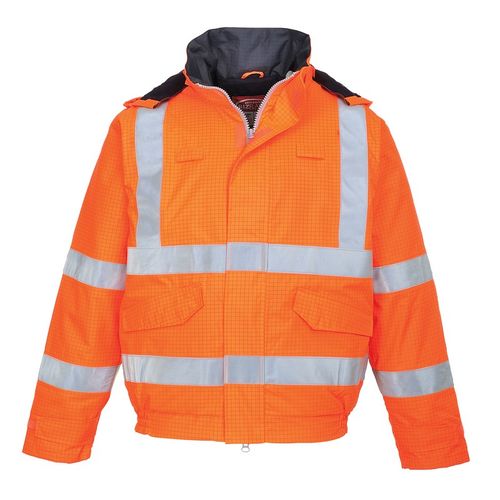 Cazadora ATEX Mod. BIZFLAME RAIN Naranja Fluor Talla XS