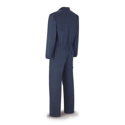 Buzo ignífugo y antiestático Algodón 280 gr. con costuras de Kevlar. Azul Marino Talla 48/50