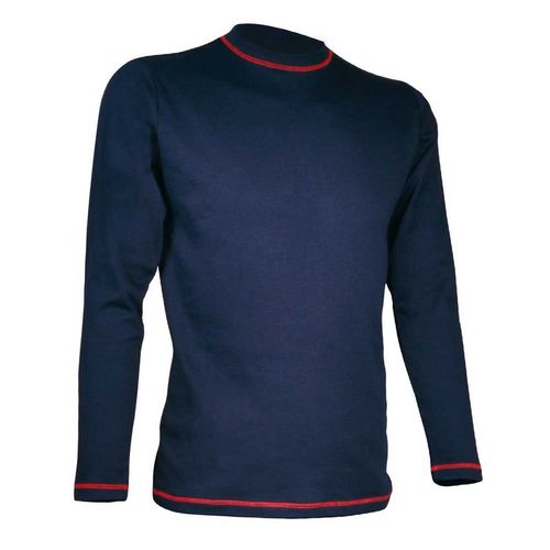Camiseta de manga larga ignífuga y antiestática Azul Marino Talla L