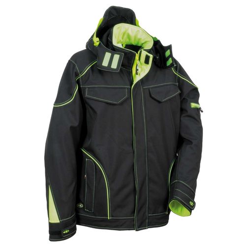 Cazadora Soft-Shell Mod. TECKA con COFRA-TEX Negro Talla 46