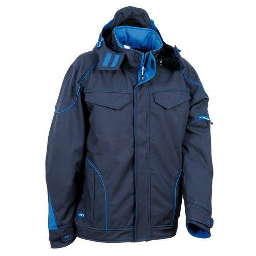 Cazadora Soft-Shell Mod. TECKA con COFRA-TEX. Azul Marino Talla 52