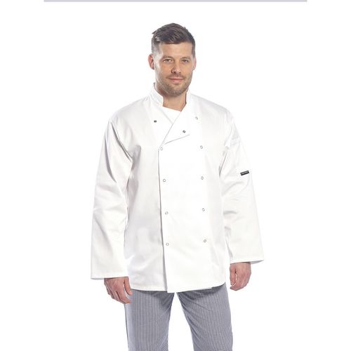 Chaquetilla de cocina Mod. SUFFLOK Blanco Talla XS